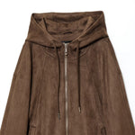 Load image into Gallery viewer, Hooded Suede Jacket Women Multiple Colors N5A406