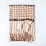 Load image into Gallery viewer, Houndstooth Faux Cashmere Wrap  M5A231