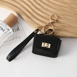 Load image into Gallery viewer, Mini Leather Coin Purse Keychain Portable Small Pouch N6G084