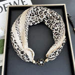 Load image into Gallery viewer, Women's Polyester Printed Scarf Necklace N6J109