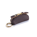 Load image into Gallery viewer, Genuine Leather Coin Purse with Keychain Women N6D018