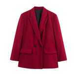 Load image into Gallery viewer, Double Breasted Blazer Women Multiple Colors N5A414
