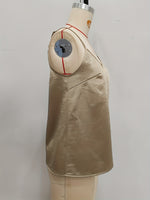 Load image into Gallery viewer, Womens V Neck Satin Camisole Adjustable Straps N6A122
