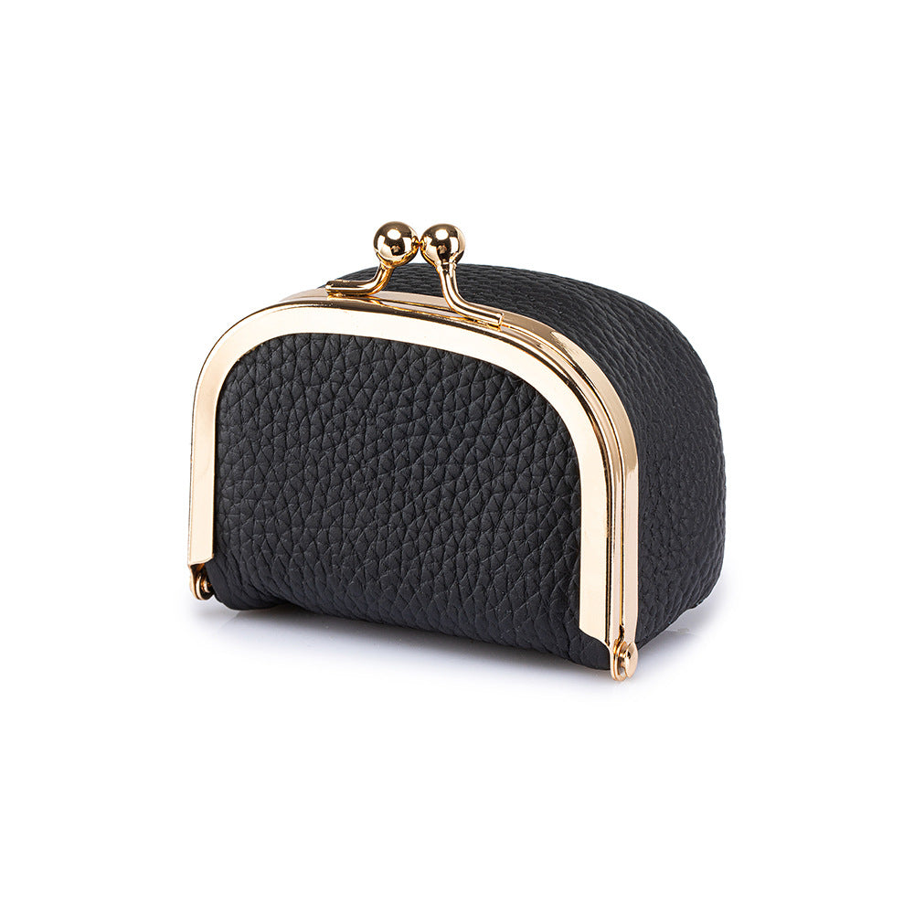 Women's Top-Grain Leather Mini Coin Purse N6J229