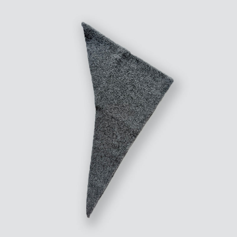 Wool Blend Triangle Scarf  M5A163