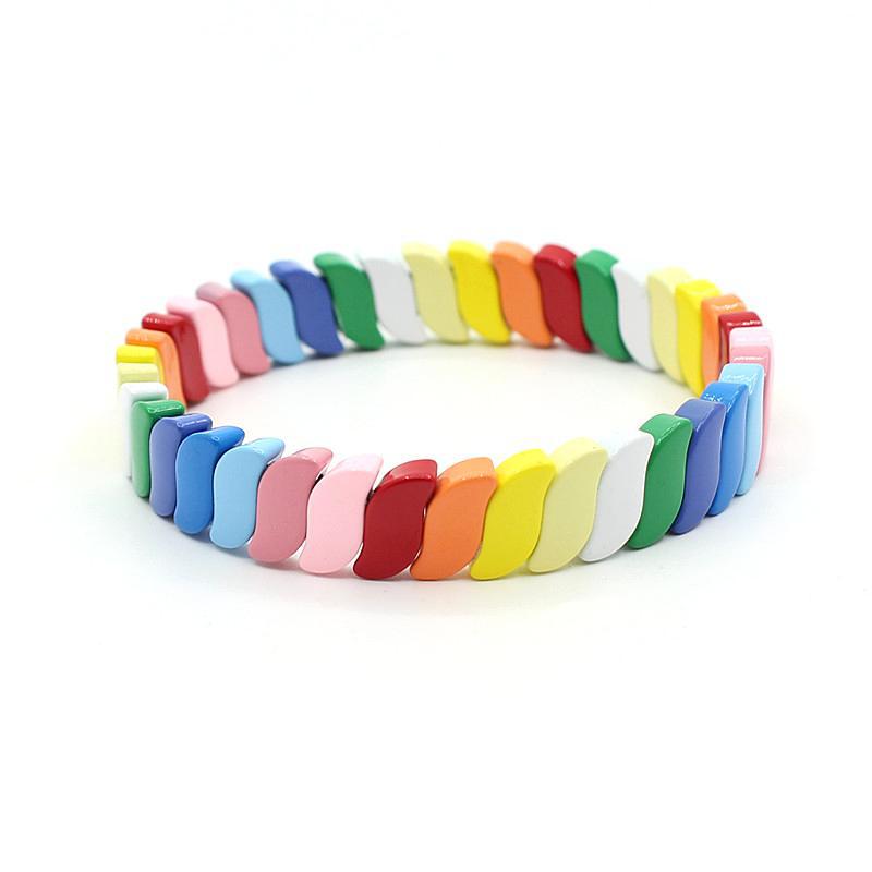 Bohemian Enamel DIY Strand Irregular Bead S5P261