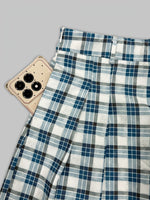Load image into Gallery viewer, Check High Neck Crop Top and Wide Leg Pants Set  N6D105