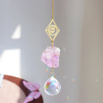 Load image into Gallery viewer, Natural Crystal  Hanging Home Decor Prism N6F295
