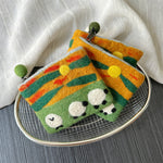 Load image into Gallery viewer, Felt Sheep Card Holder Coin Purse Cute Cartoon N6G006