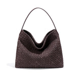 Load image into Gallery viewer, Handwoven Suede Tote Shoulder Bag N6J103