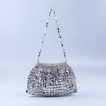 Load image into Gallery viewer, Hand Beaded Acrylic Crescent Bag Open-Top Design S5P405