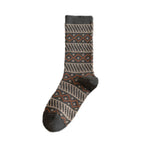 Load image into Gallery viewer, Vintage Ethnic Double Needle Mid-Calf Socks Warm N6H035