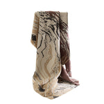 Load image into Gallery viewer, Marbled Stripe Faux Cashmere Wrap  M5A155