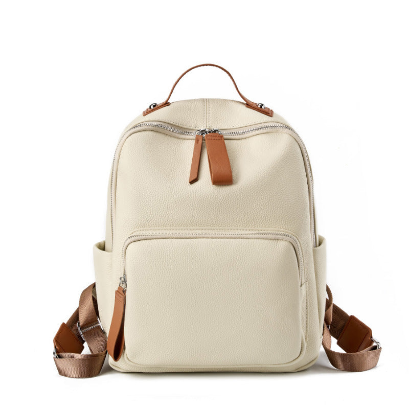 Genuine Leather Backpack Laptop Travel Commuter N6F162