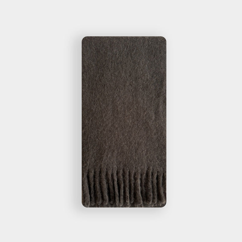 Luxury Blend Fringe Scarf  M5A139