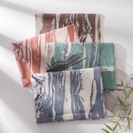 Load image into Gallery viewer, Marbled Stripe Faux Cashmere Wrap  M5A155