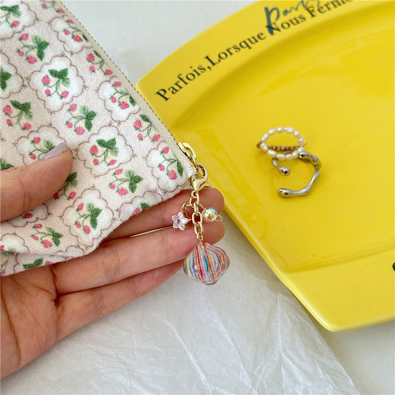 Candy Bead Coin Purse Charm for Bag N6D039