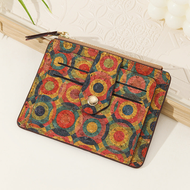Portuguese Cork Slim Multi-Card Wallet  N6E090