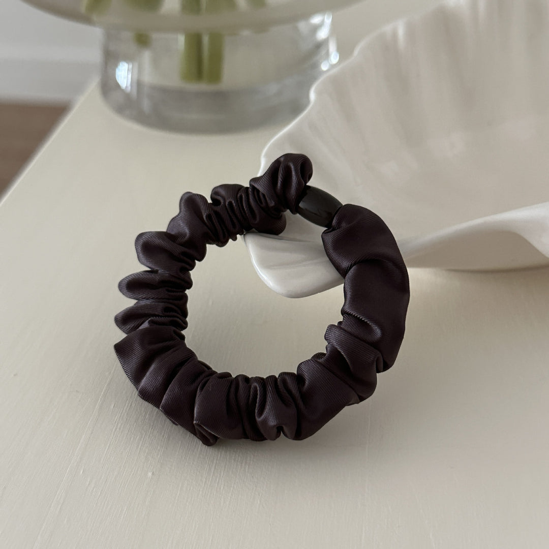 Satin Scrunchie Low Saturation Elegant Hair Tie N6F127