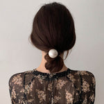 Load image into Gallery viewer, Pearl Big Scrunchie Women Daily Commute Hair Tie N6H197