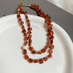 Load image into Gallery viewer, Irregular Shell Beaded Choker Necklace Vacation Women N6H098