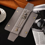 Load image into Gallery viewer, Velvet Jewelry Pouch Multi-Compartment Organizer S5P398