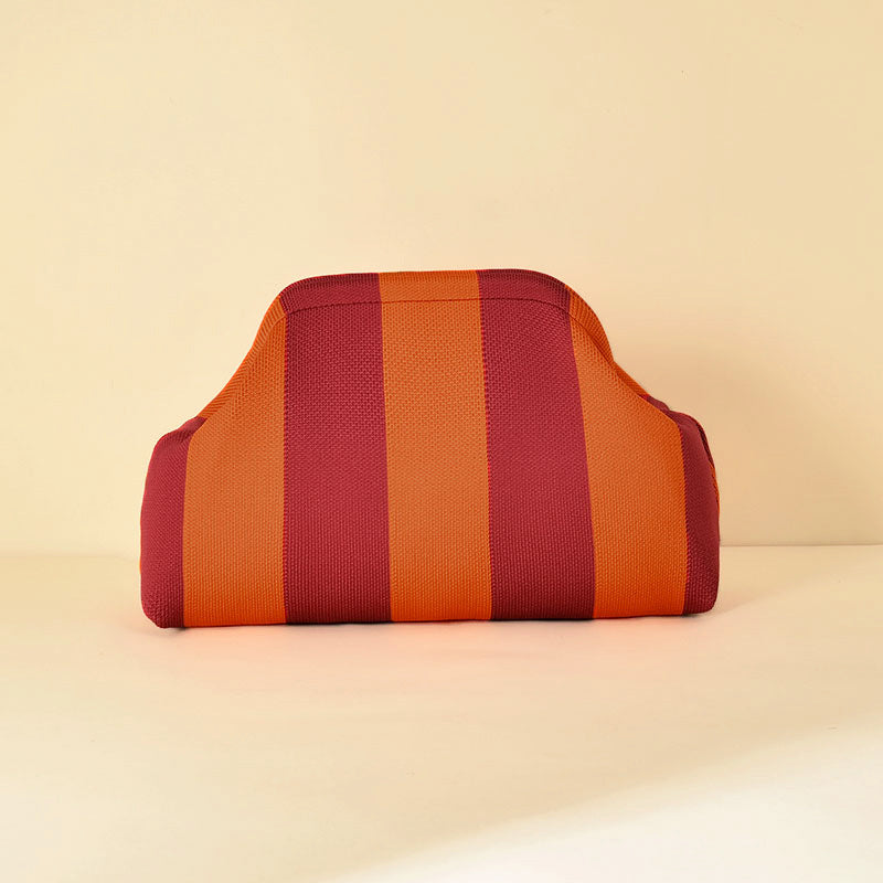 Women's Striped Knit Pillow Shoulder Bag N6J154