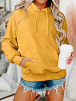 Load image into Gallery viewer, Solid Color Hoodie Women Cotton Loose Fit Long Sleeve N6H047