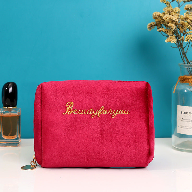 Retro Velvet Brush Pouch Women N6B132