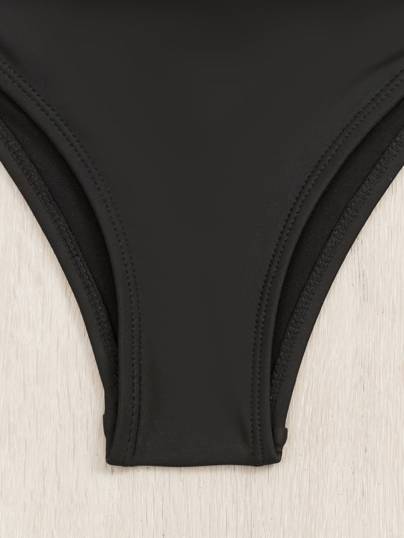 One-Piece V-Neck Swimwear Women N6C287