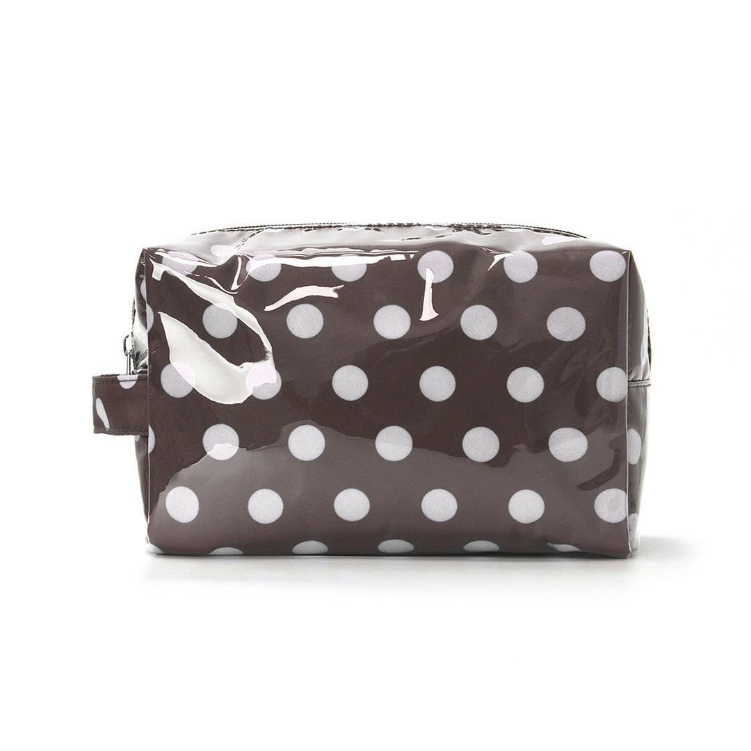 Unisex Waterproof Polka Dot PVC Cosmetic Bag N6J240