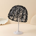 Load image into Gallery viewer, Hollow Out Sequin Handmade Cotton Mesh Hat N6G222