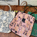 Load image into Gallery viewer, Cotton Linen Embroidered Shoulder Bag Handmade Tote N6F131