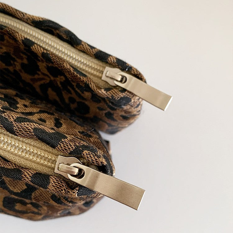Leopard Print Polyester Cosmetic Bag N6K115
