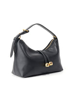 Load image into Gallery viewer, Metallic Hobo Shoulder Bag Women Black N6C034
