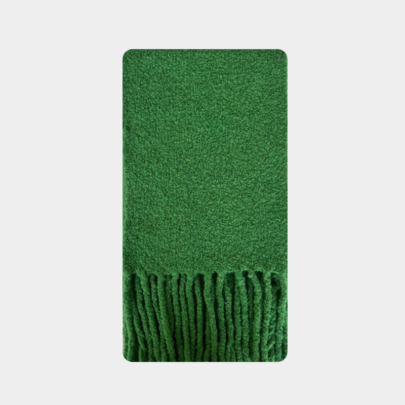 Heavyweight Wool Blend Textured Scarf  M5A136
