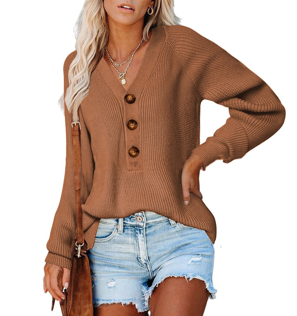 Button V Sweater Mid Heavy Options N5Z910