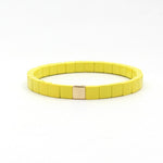 Load image into Gallery viewer, Bohemian Tile Bracelet Steel Enameled Plated S5P144
