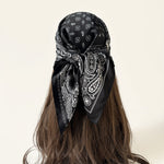 Load image into Gallery viewer, Paisley Satin Scarf 70cm Head Wrap Square N6G224