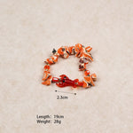 Load image into Gallery viewer, Ocean Lobster Handmade Beaded Stretch Bracelet N6E116