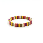 Load image into Gallery viewer, Enamel Strand Elastic Bracelet Hand-Strung Spliced  S5P265