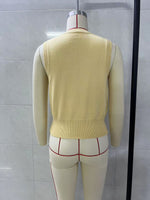 Load image into Gallery viewer, Retro Button Front Knit Vest Women N6D077