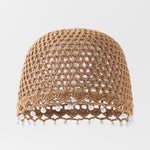 Load image into Gallery viewer, Hand Crochet Pearl Cotton Cap Women N6G214
