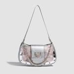 Load image into Gallery viewer, Detachable Chain Shoulder Bag PU Underarm Silhouette S5P316
