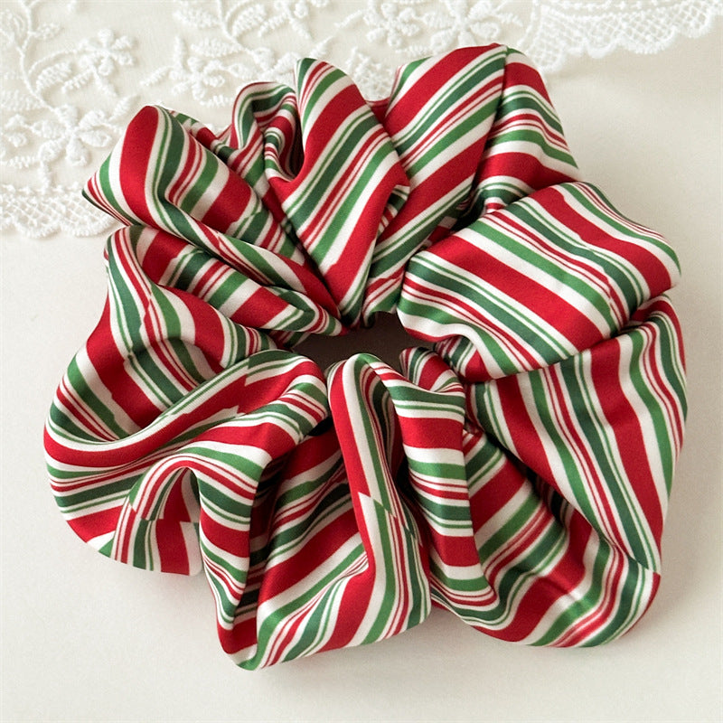 Womens Christmas Satin Scrunchie N6K006