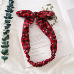 Load image into Gallery viewer, Womens Christmas Plaid Bow Headband N6K123