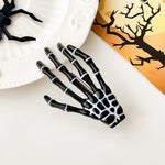 Load image into Gallery viewer, Skull Hand Bone Hair Clip Harajuku Punk Side Clip N6H198