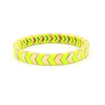 Load image into Gallery viewer, Arrow Beads Bracelet Tribal Enamel Elastic Adjustable S5P049
