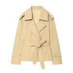Load image into Gallery viewer, Short Belted Jacket Women Office N6C266