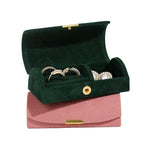 Load image into Gallery viewer, Portable Boucle Fleece Jewelry Box Multi Color S5P949
